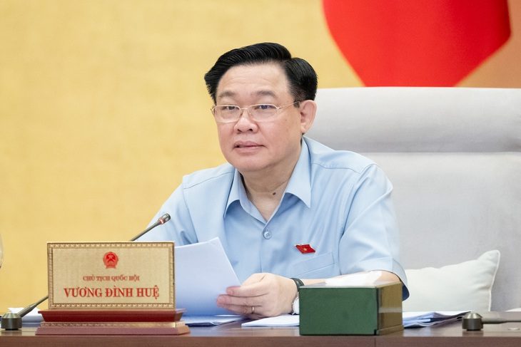 Chủ tịch Quốc hội Vương Đình Huệ - Ảnh: GIA HÂN
